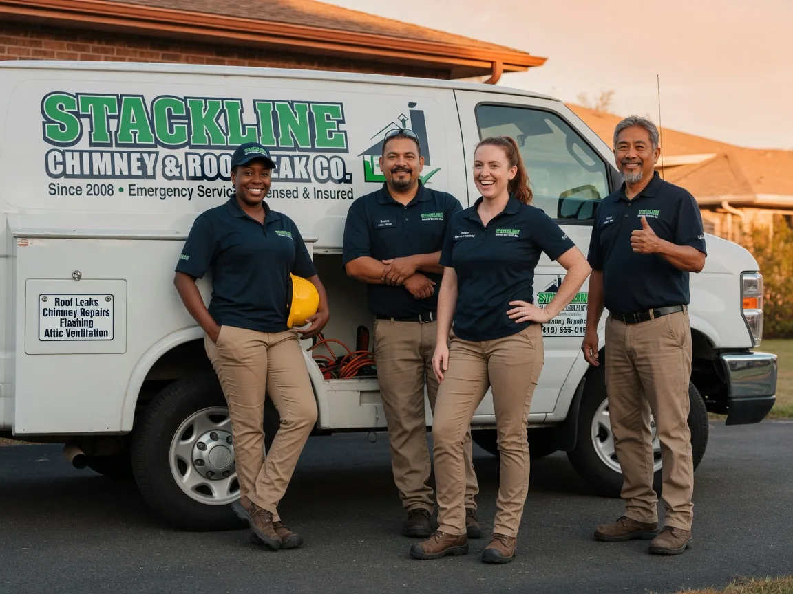 Chimney flashing repair company in Wyano, PA